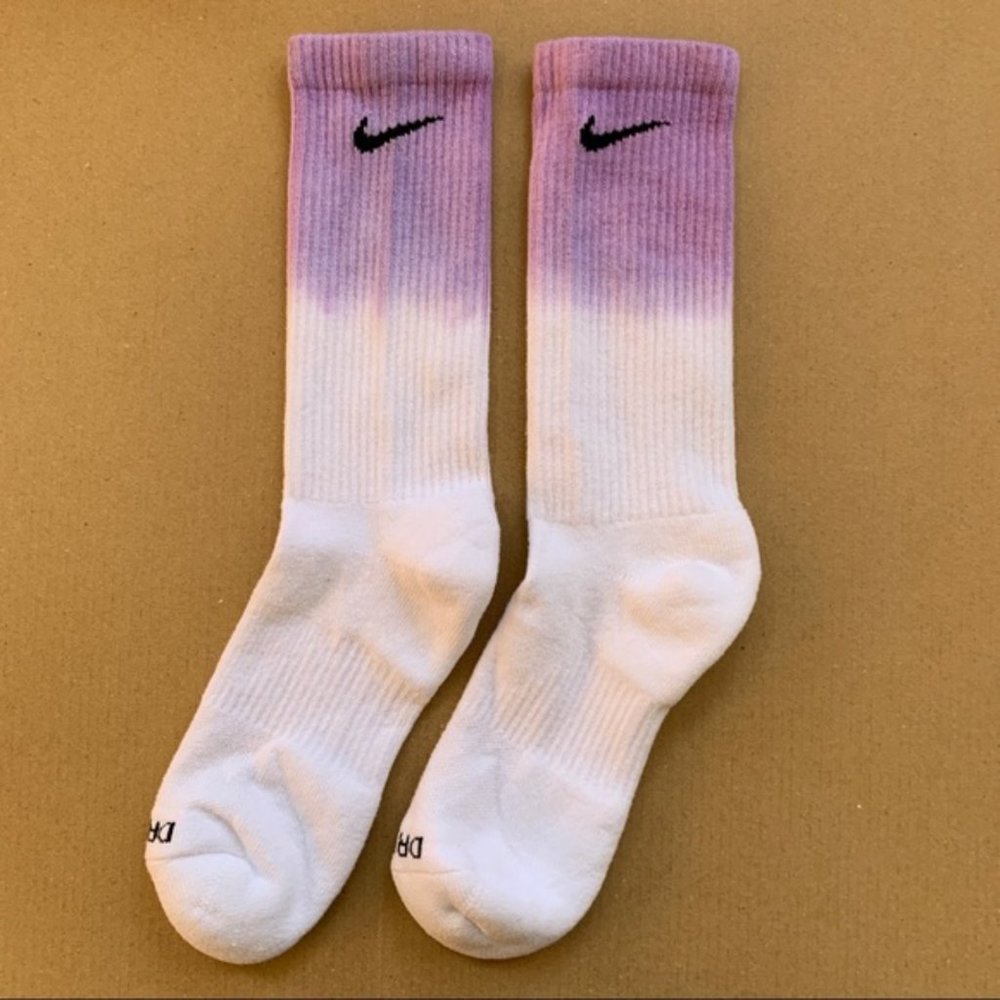 SALE - Custom Nike Tie Dye Color Socks